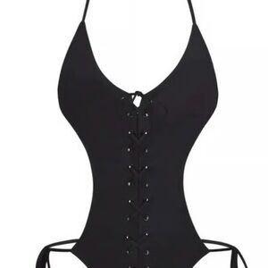 Skims tie one piece swim suit